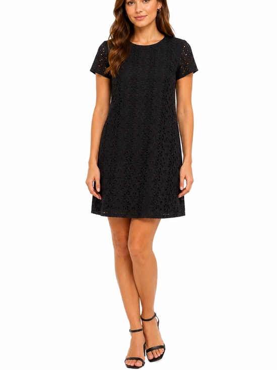 kate spade Dresses & Skirts - Kate Spade Black Eyelet Shift Dress - Size 4